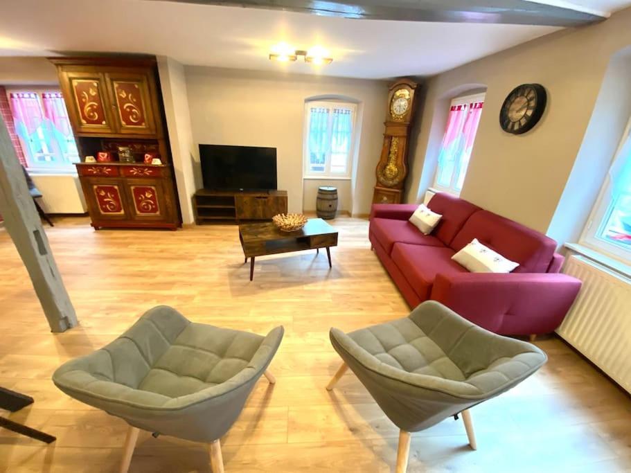 Gite Classe 4 Etoiles  La Maison Du Tonnelier Oberbronn Exterior foto